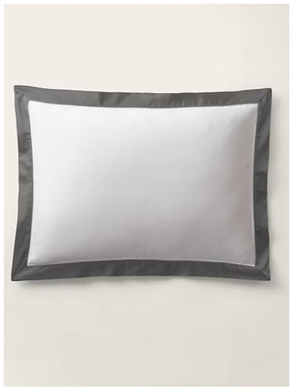 2 RALPH LAUREN Cotton Sateen Border King Sham